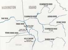 Washington Idaho Map