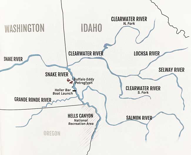 Washington Idaho Map