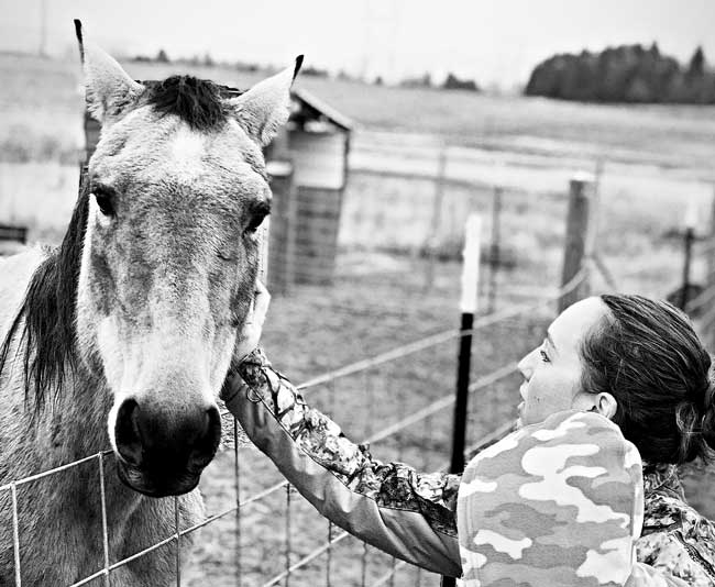 Allison and horse